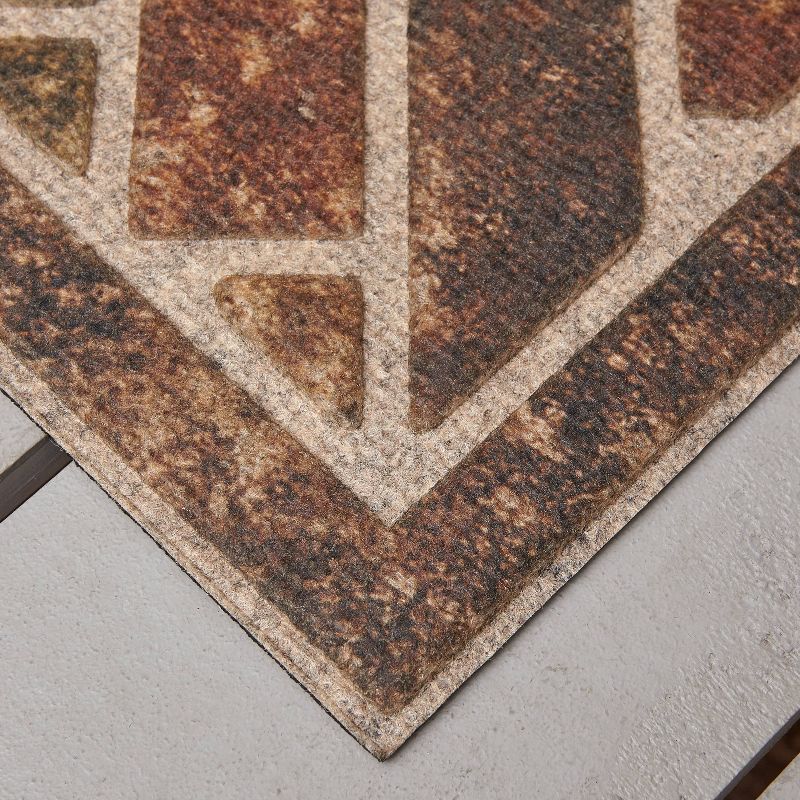 2'x4' Ornamental Entry Mat Brick - Mohawk