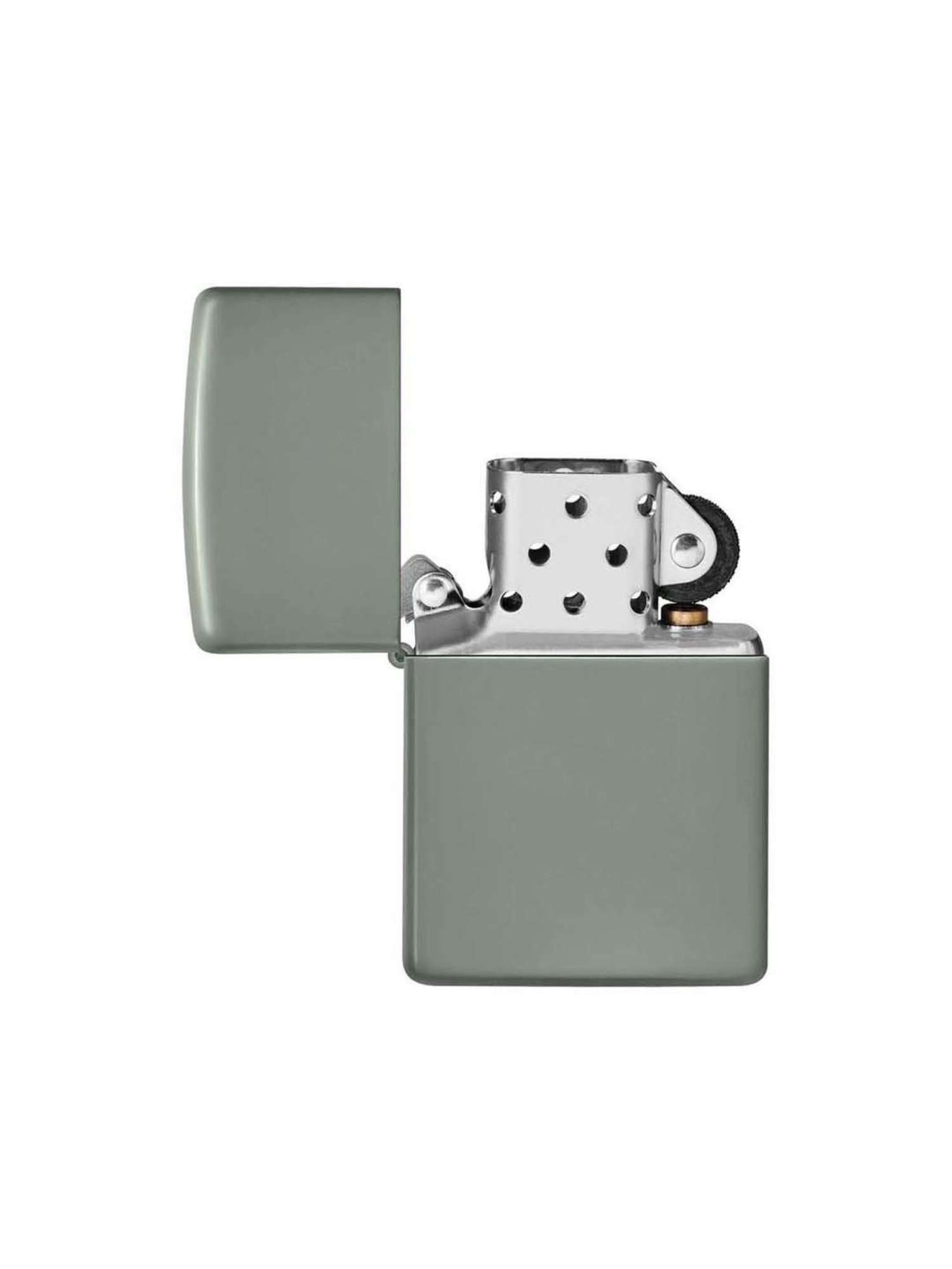 Zippo Grey Brass Classic Sage Windproof Pocket Lighter