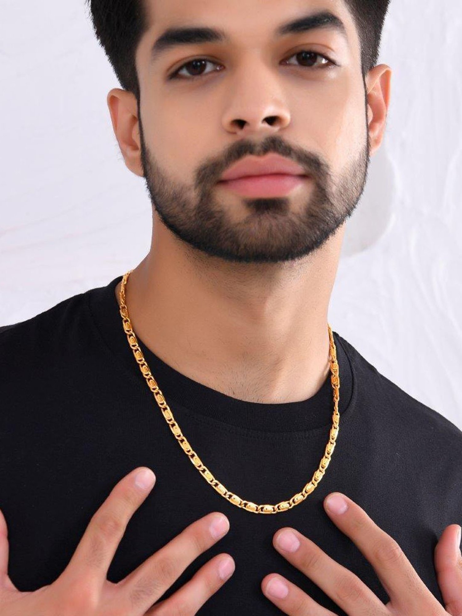 VOJ Gold-Plated Statement Chain for Men