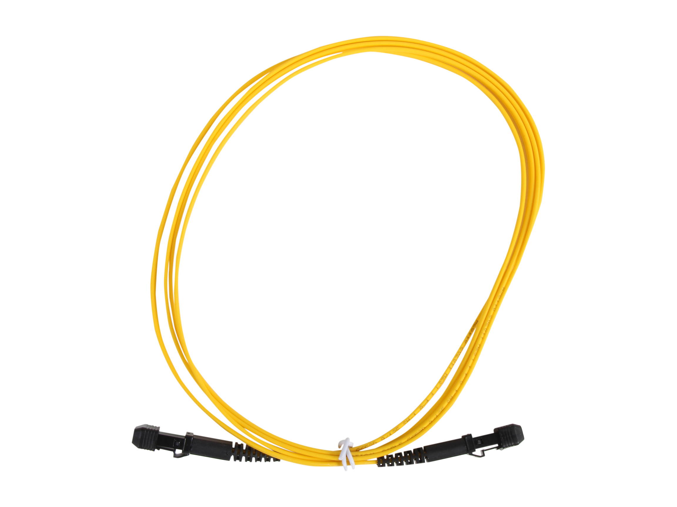 Coboc CY-OS1-2MTRJ-FMFM-2 6.65 ft. Fiber Optic Cable, MTRJ (Female)/MTRJ (Female), Single Mode, Duplex - Yellow