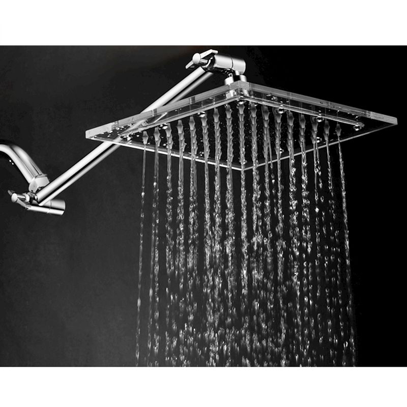 8" Rainfall Showerhead with Arm Stainless Steel - Hotelspa