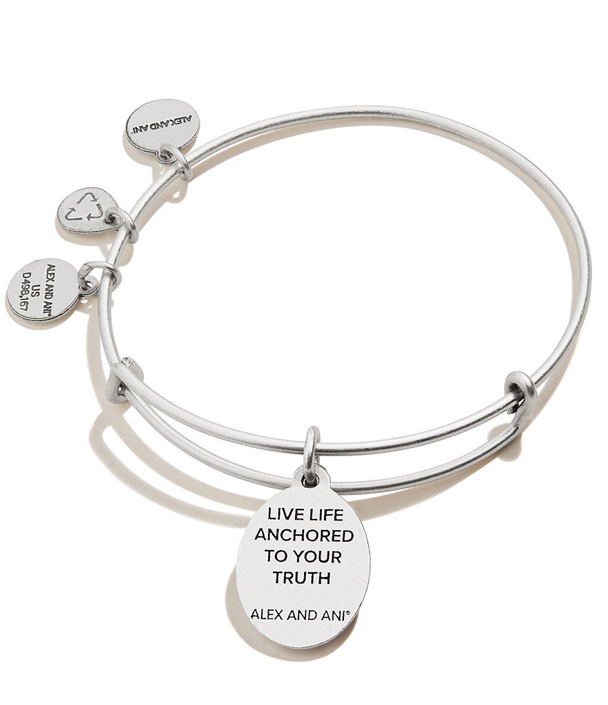 Alex and Ani Anchor Charm Bangle Bracelet