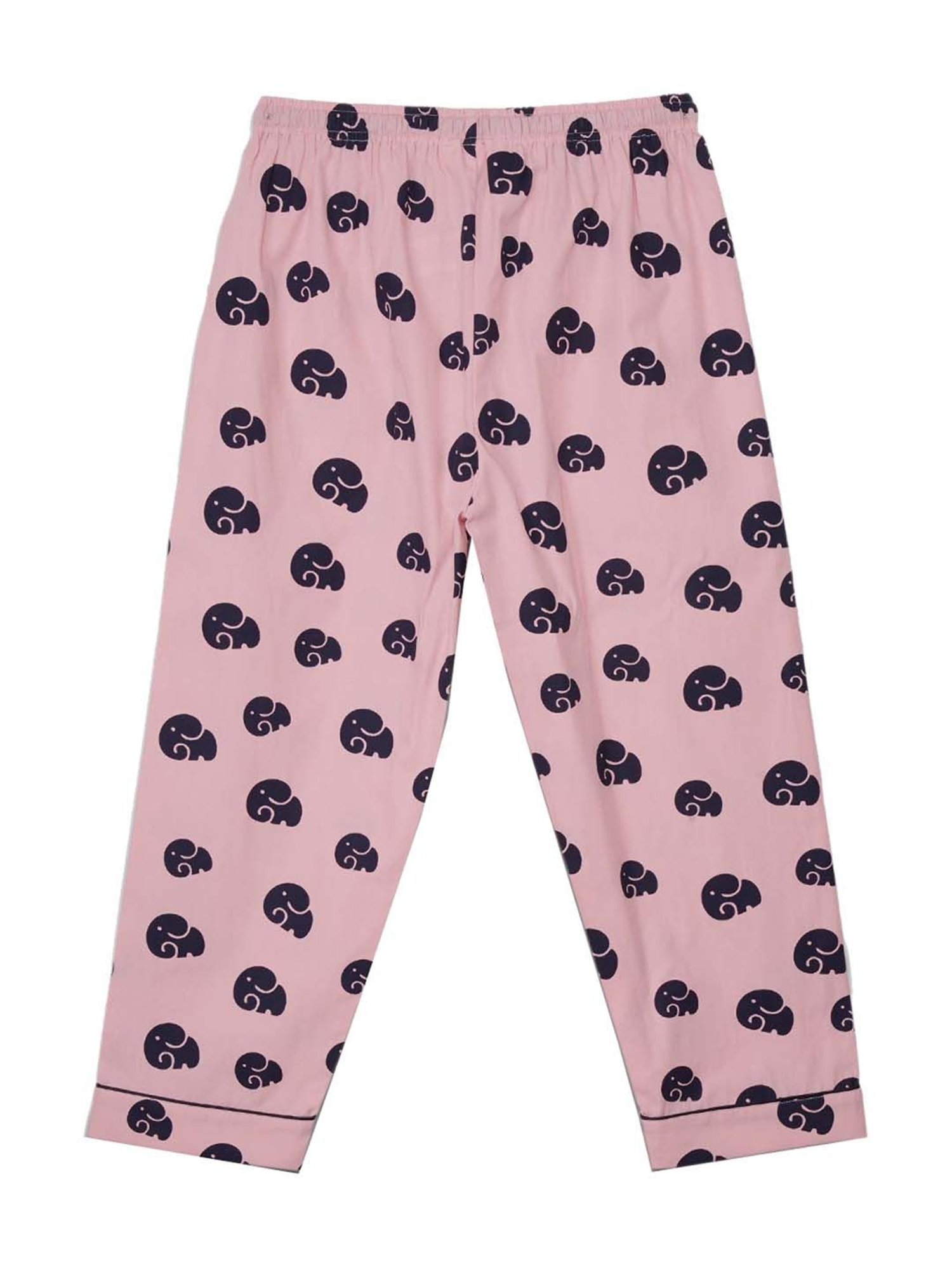 Fluffalump Boys Multicolor Cotton Printed Nightwear Top & Pants Set