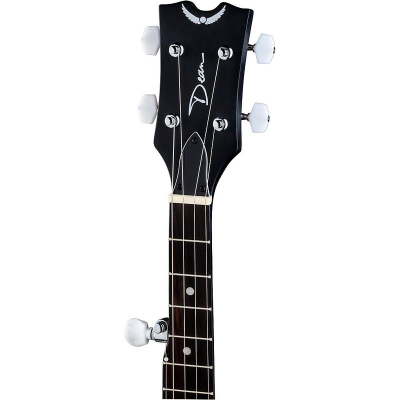 Dean Backwoods 5 String Satin Mini Banjo Black