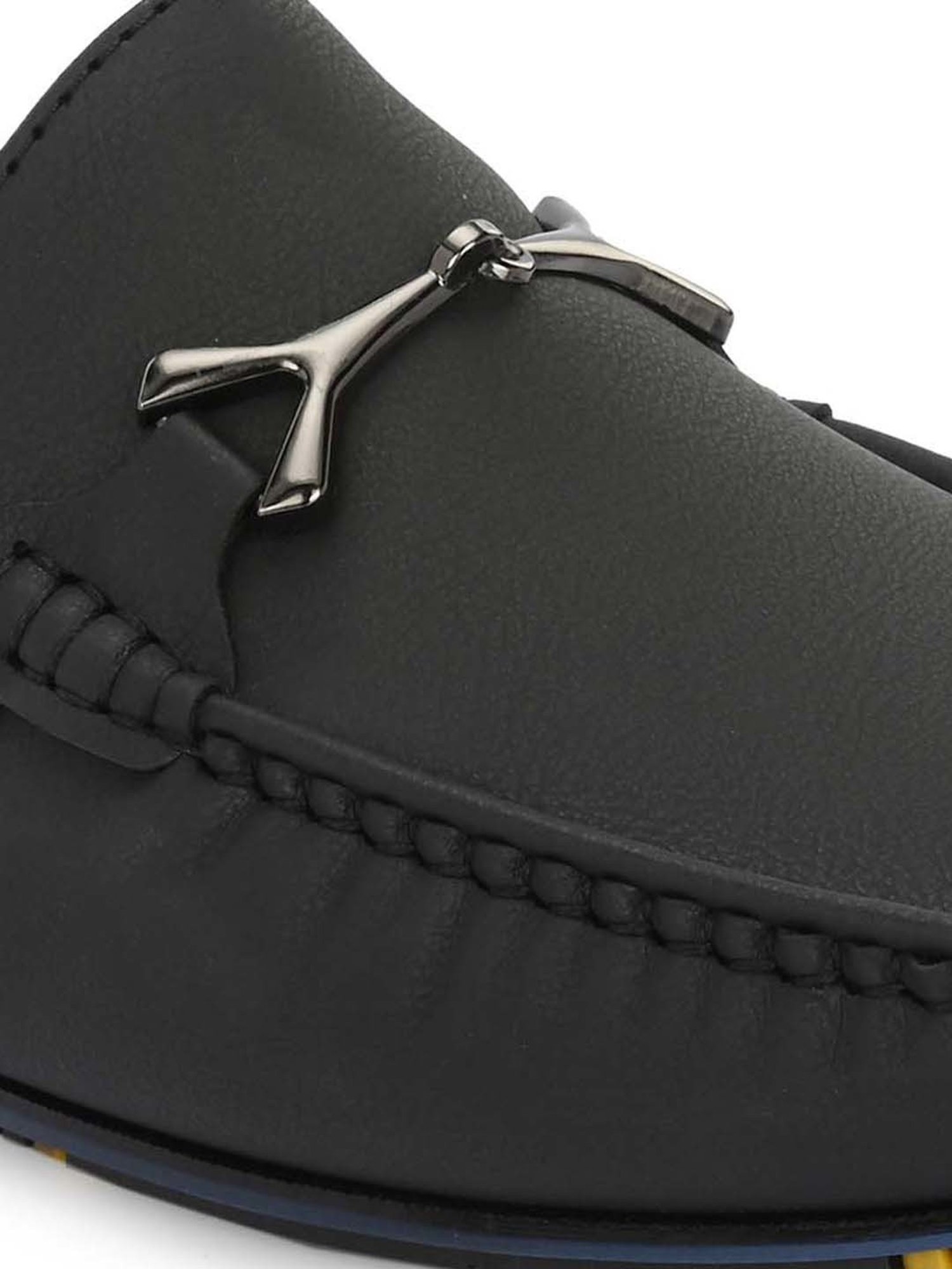 Alberto Torresi Men's Black Casual Loafers