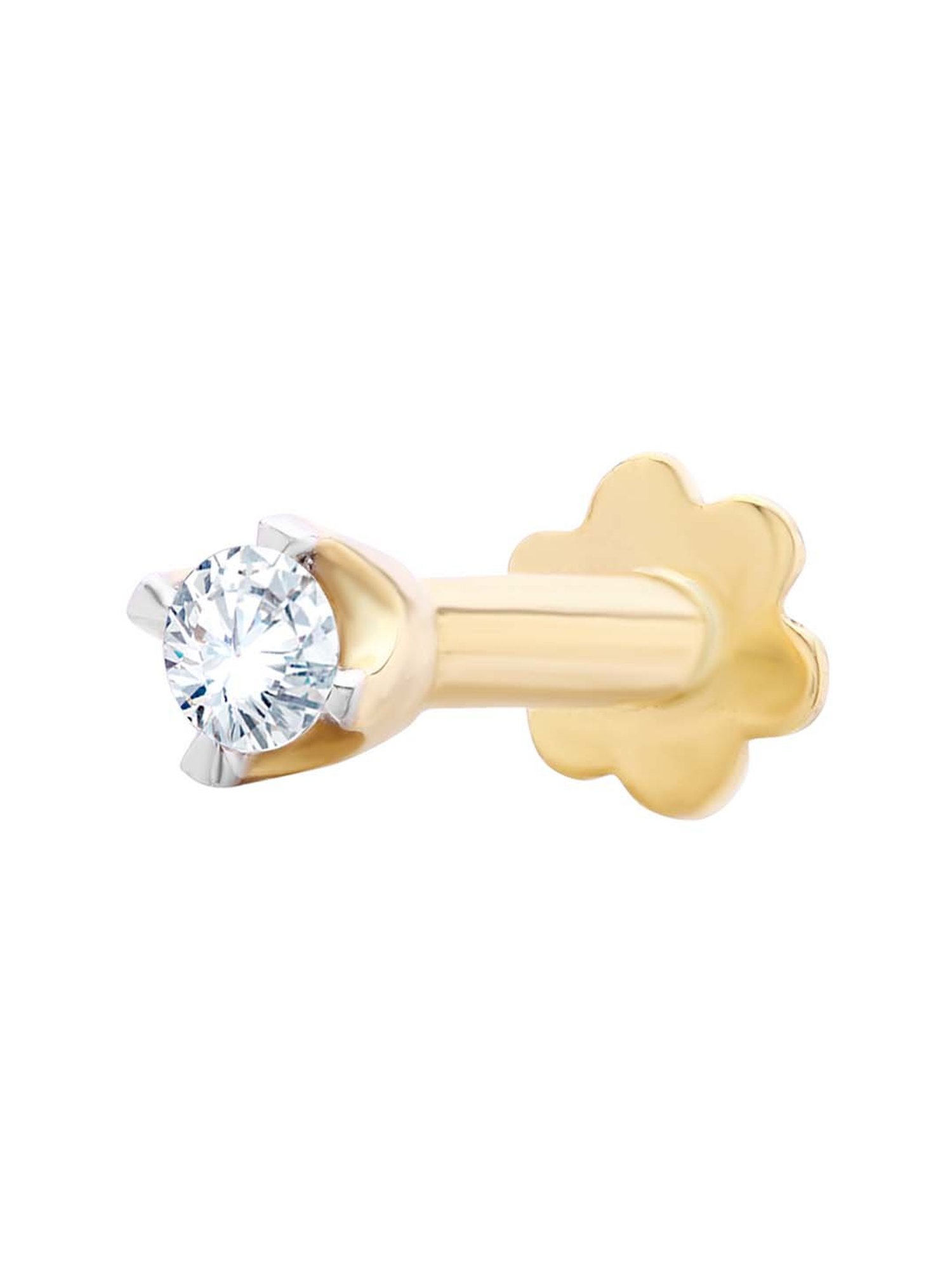 Malabar Gold and Diamonds 18 kt Gold & Diamond Nosepin