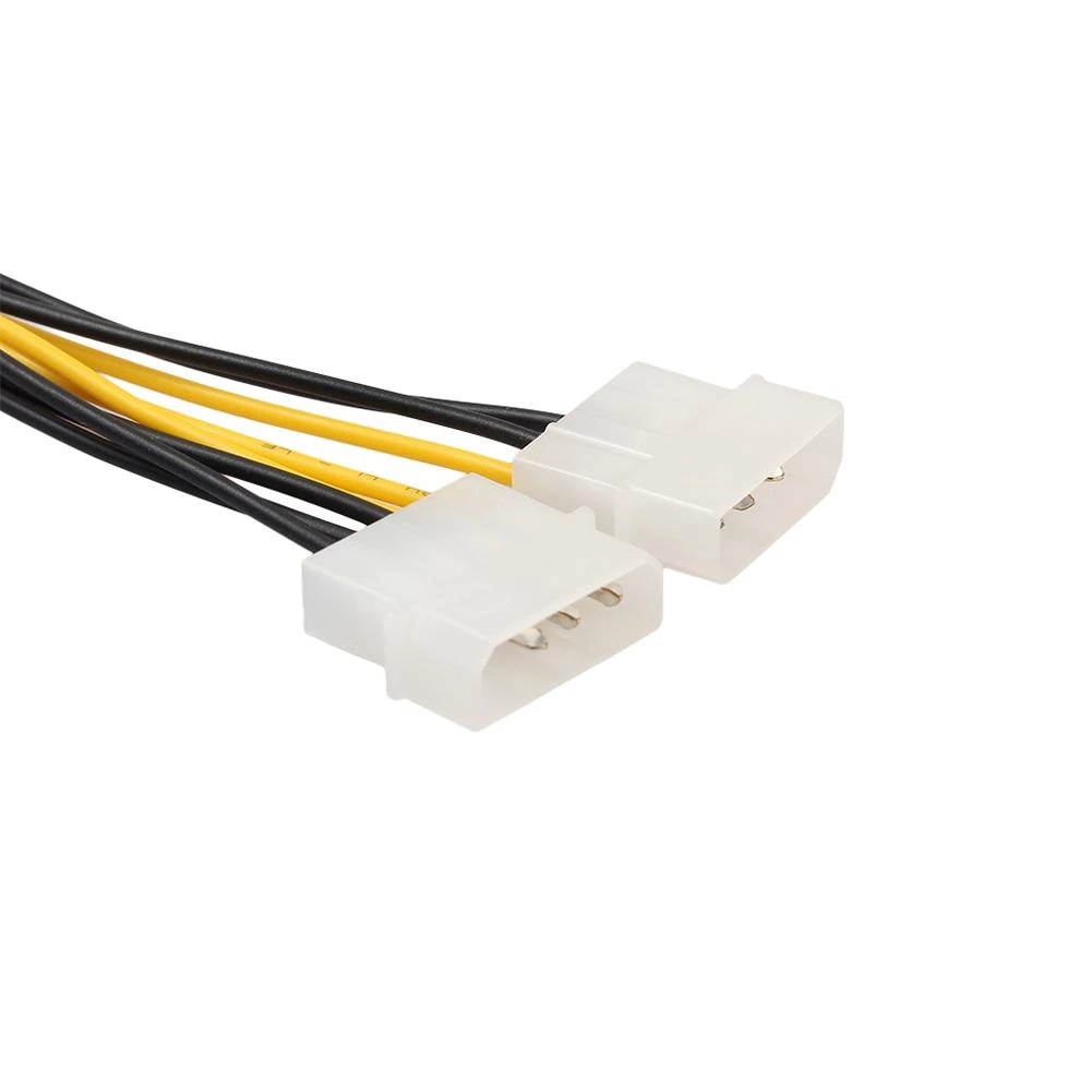 Micro Connectors 30cm Addressable RGB (ARGB) 1 to 4 Splitter Cable with/5 Male Pins (F04-04ARGB-30)