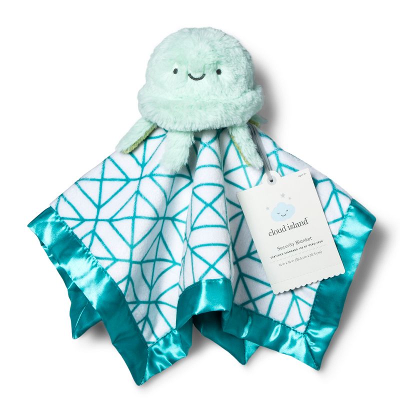 Luvable Friends Baby Plush Blanket and Security Blanket, Terrazzo Elephant, One Size