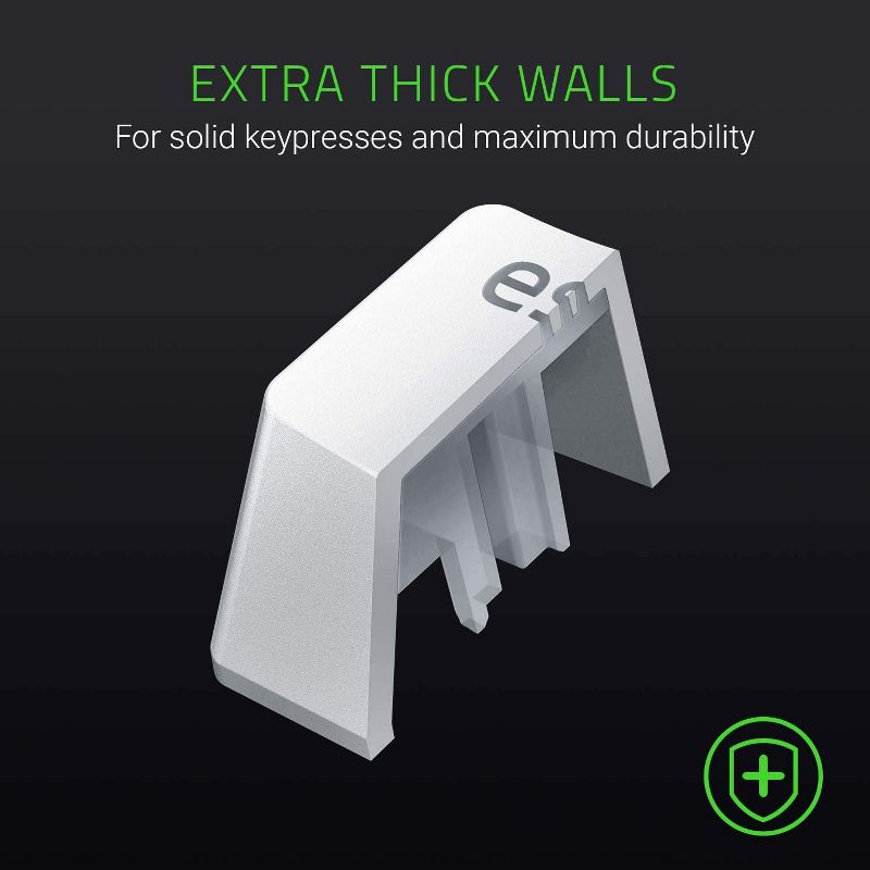 Razer PBT Keycap Upgrade Set -Backlight Compatible - Superior Material - Mercury