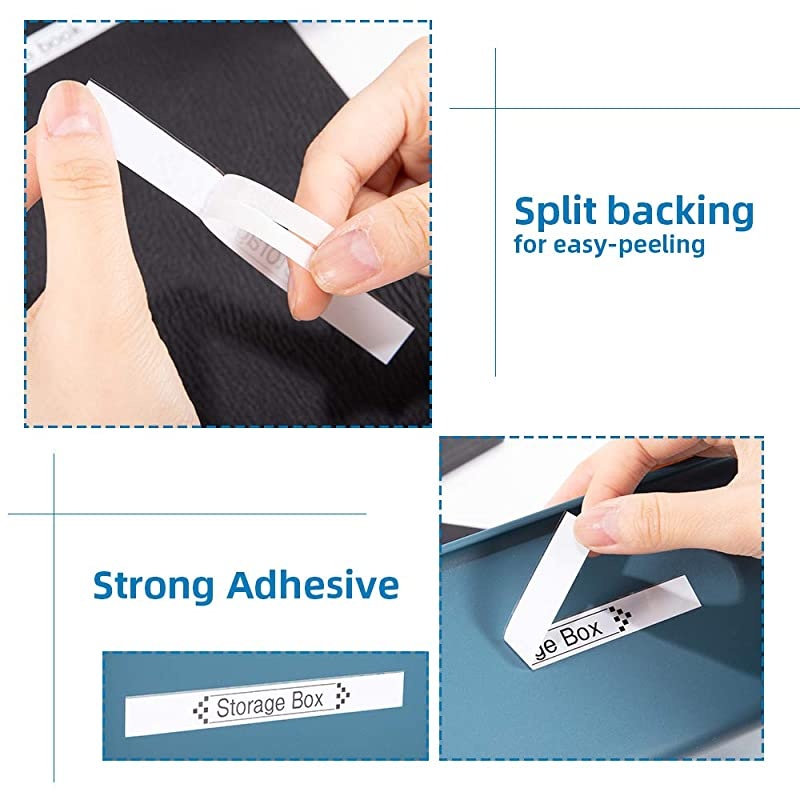 Compatible Tape Replacement for Brother TZe231 047quot 12 inch TZ231 Black on White 12mm Laminated Tape 262 feet 5Pack for P Touch PT H110 1180 1810 1880 1890 6100 9600 Label Maker