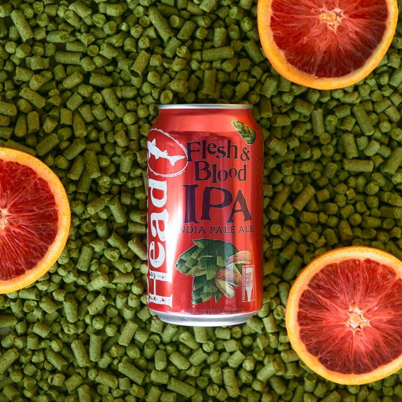 Dogfish Head Flesh and Blood IPA Beer - 6pk/12 fl oz Cans