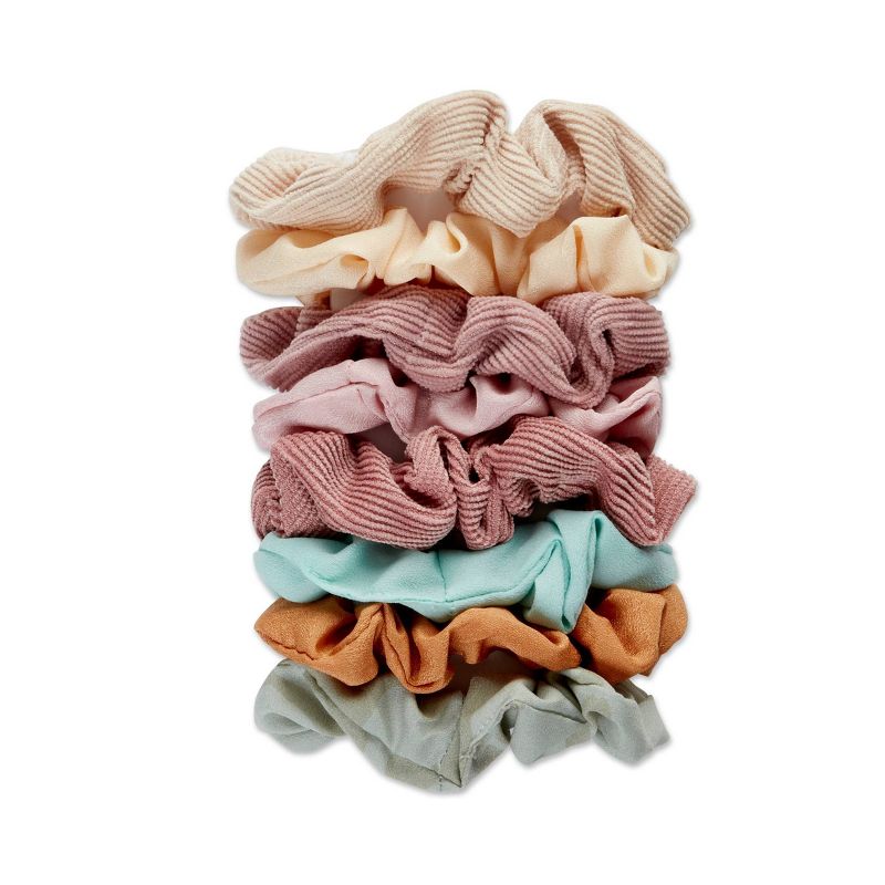scunci Basics Fashion Small Scrunchies - Dusty Pastels - 8pk