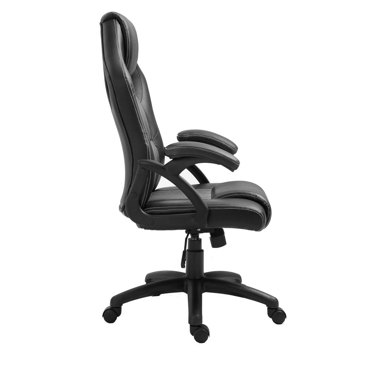 ViscoLogic MAZE Gaming Racing Style Swivel Home Office Computer Desk Chair (Black)