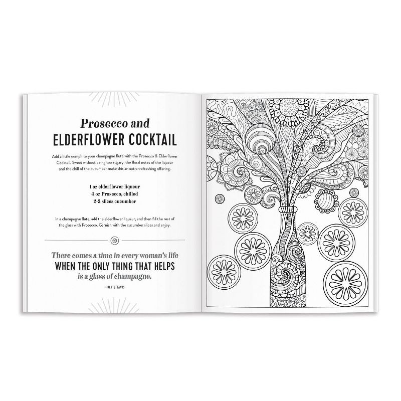 Positive Drinking Coloring Book