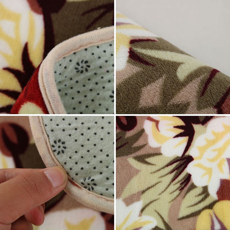 1'2"x2'4" Oval Floor Mat Brown - JumpSport