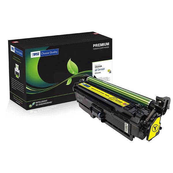 MSE Compatible Yellow Toner Cartridge (Alternative for HP 504A/CE252A)