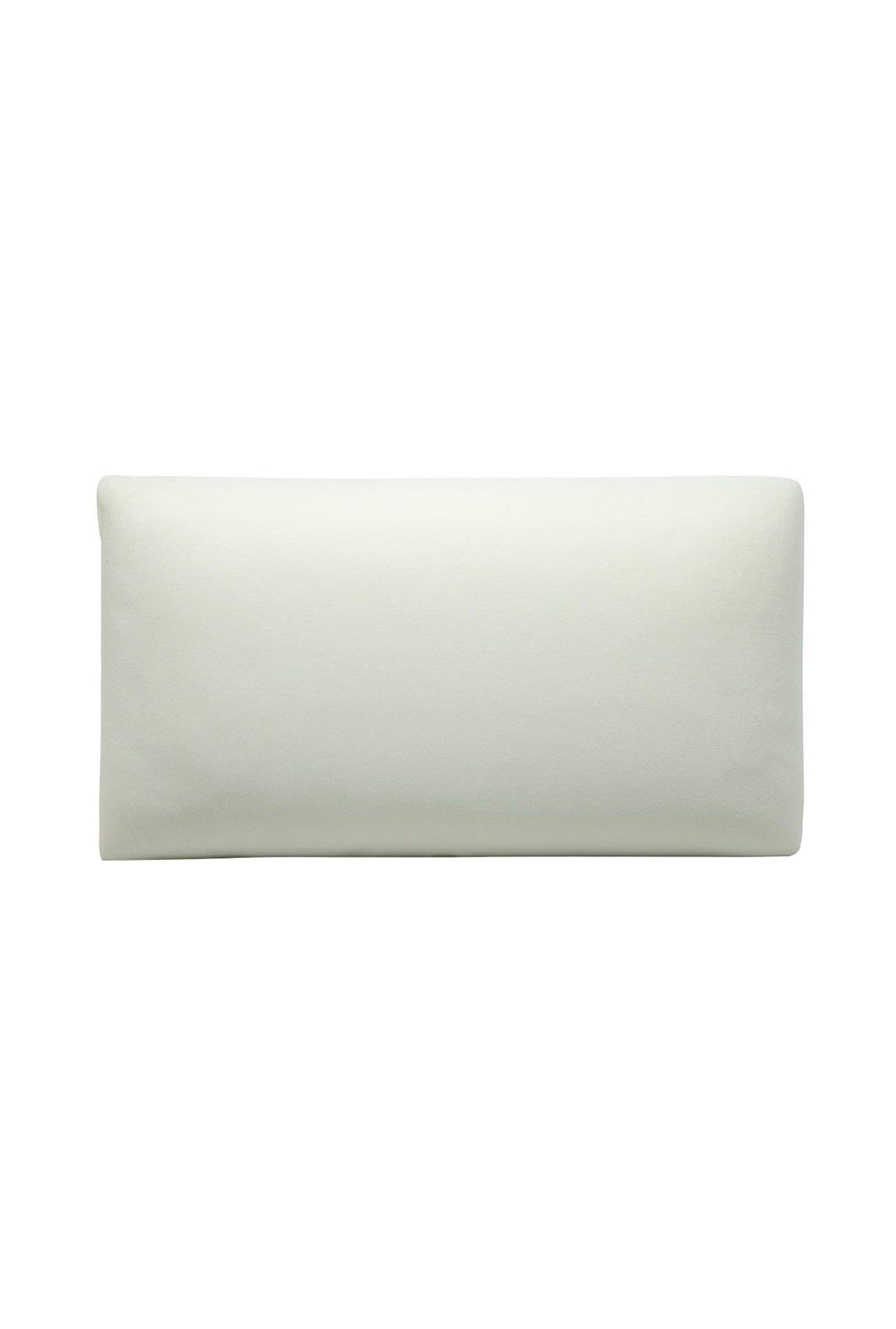 The White Willow White Solid Memory Foam Cushion - Set of 1