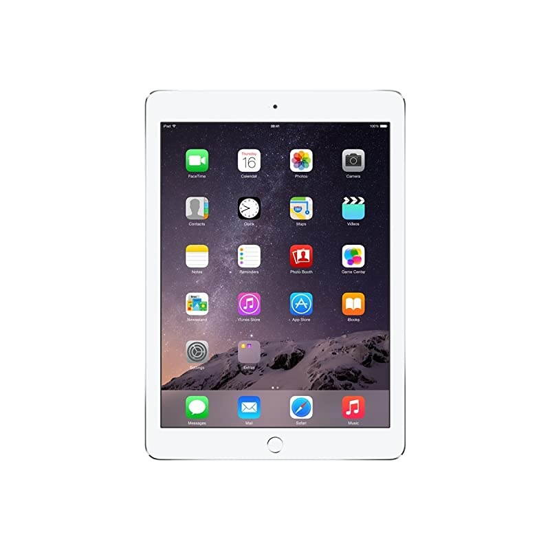 iPad Air 2 MH2N2LL/A (64GB , Wi-Fi + 4G, Silver) NEWEST VERSION (Renewed)