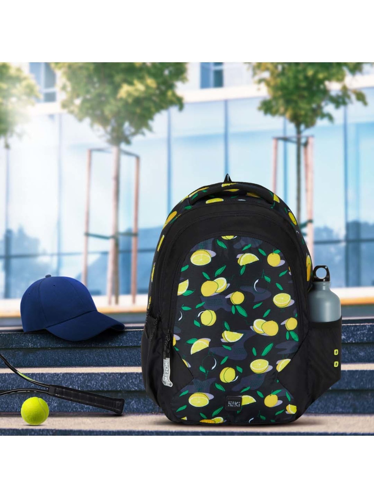 Wiki 29.5 Ltrs Black Medium Backpack