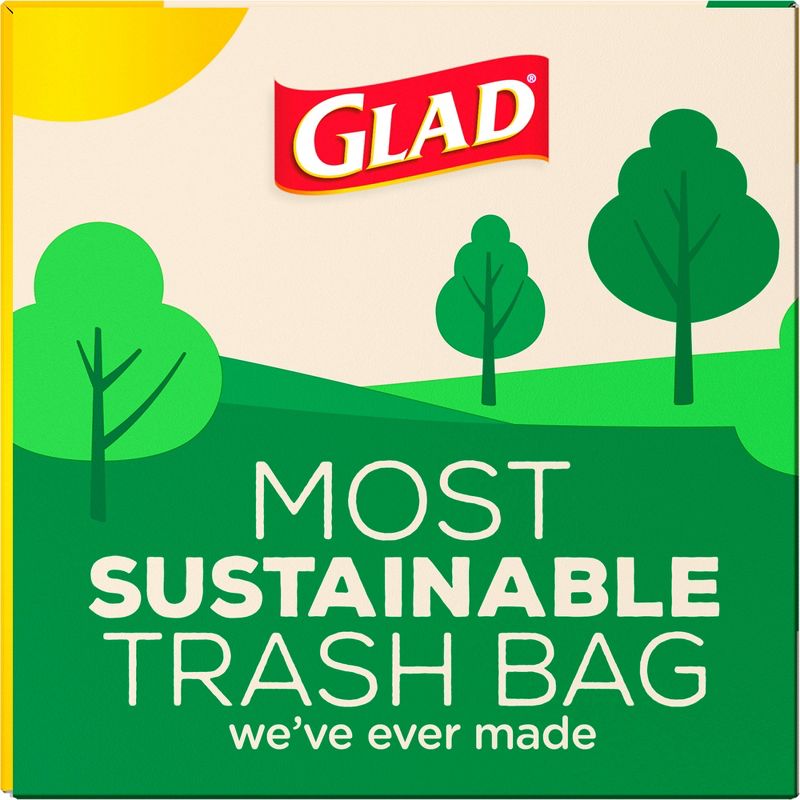 GreenPolly Drawstring Recycling Trash Bags - 13 Gallon - 20ct