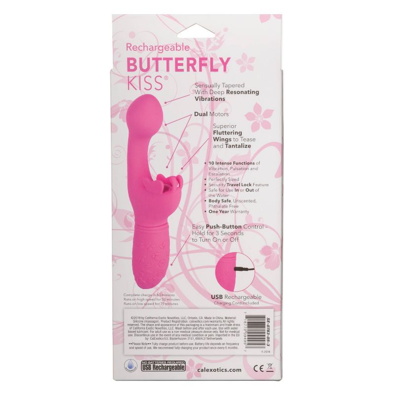 CalExotic Butterfly Kiss Rechargeable Vibrator