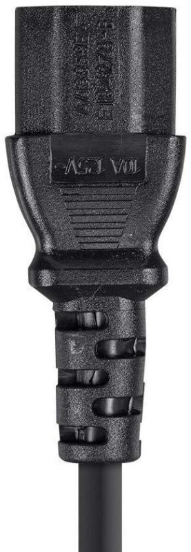 105295 25Ft 14AWG Power Cord Cable w/ 3 Conductor PC Power Connector Socket 15A (NEMA 5-15P to IEC-320-C13)