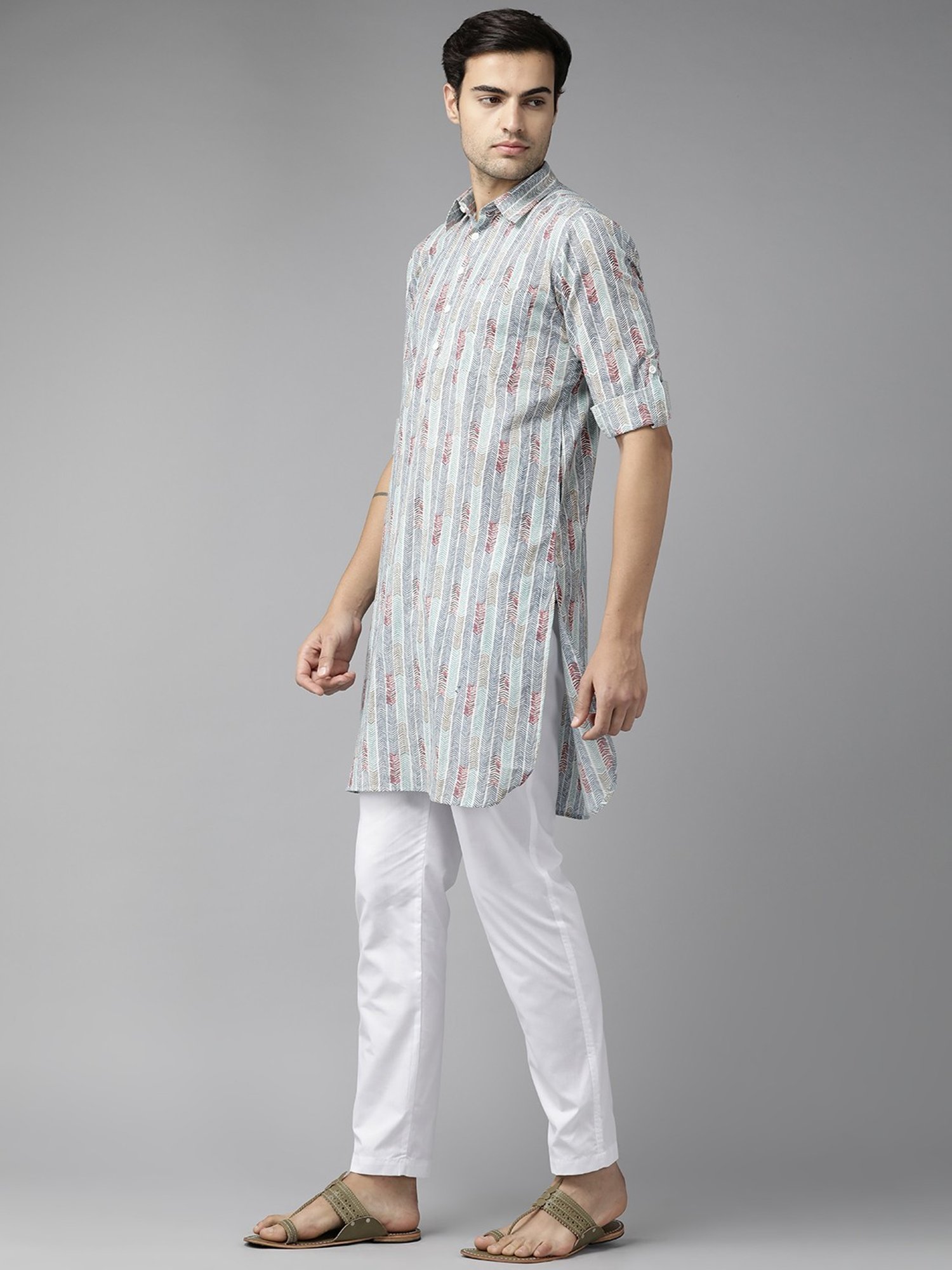 See Designs Multicolored Cotton Regular Fit Printed Kurta Bottom Set