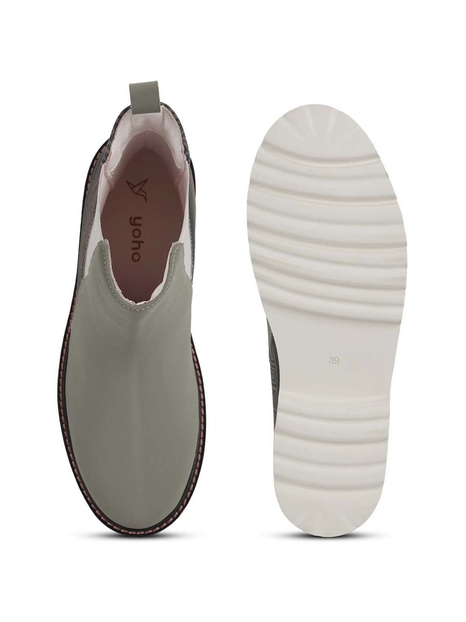 Yoho Women's Olive Chelsea Boots