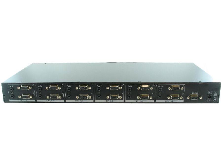 Shinybow SB-4184 8x4 VGA Matrix Switcher w/Audio-1900x1200 Rated w/3-Yr Warranty