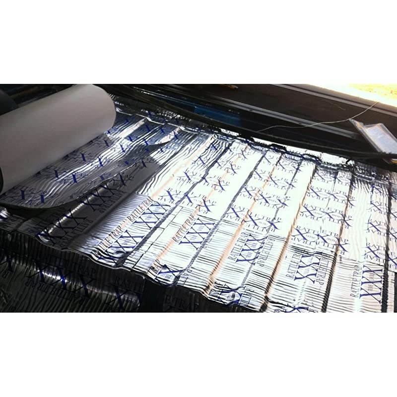 Self-Adhesive Rattletrap Sound Deadener Pack with Install Kit - 25 Sq Ft x 80 mil Thick