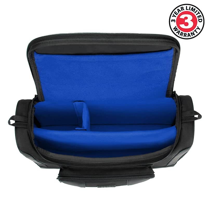 Mini Projector Case S7 Pro Portable Projector Bag Carrying Case with Accessory Storage Compatible with Small LED Projectors from Vankyo DR J Apeman GooDee DBPOWER CiBest Blue
