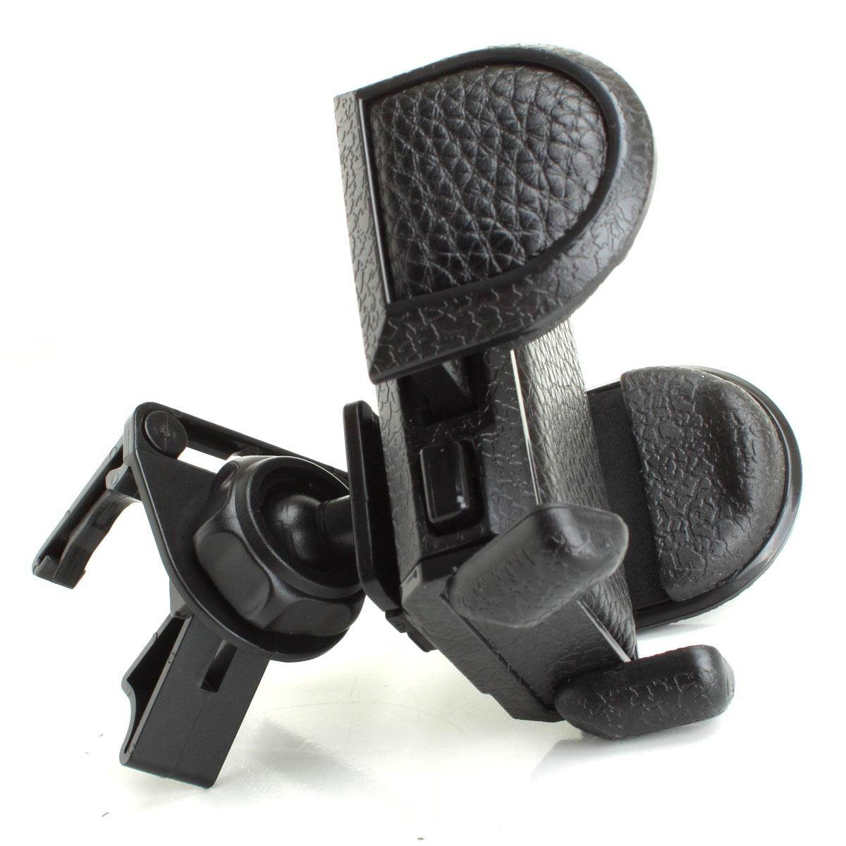 USA Gear Car Air Vent Mount Holder for Samsung Galaxy S4 , S3 , Stellar / Exhilarate / Focus 2 / Brightside / Galaxy Ace 2 / Captivate Glide & More - Includes Cleaning Kit