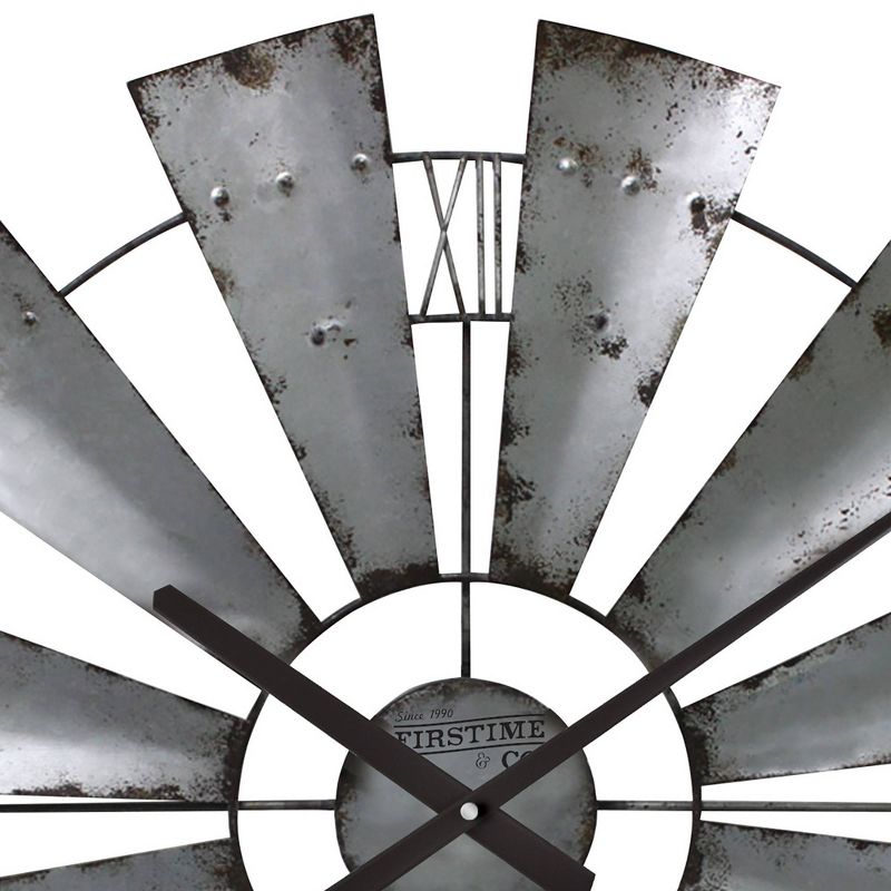 Farmhouse Windmill Wall Clock - FirsTime