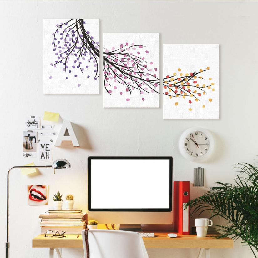 Wedding Fingerprint Tree Painting Signature Guest Book Wedding Party Graduation 10.23