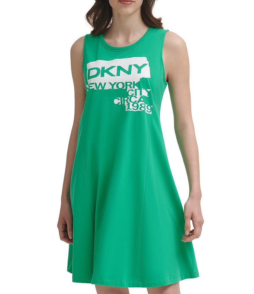DKNY Graffiti Logo Dress