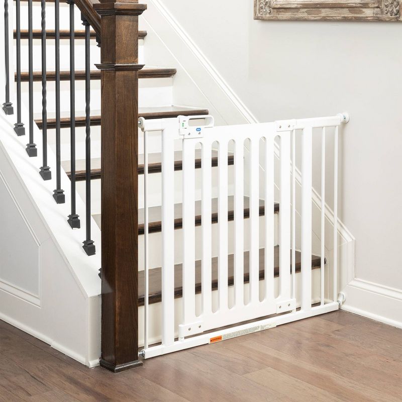 Qdos Spectrum Designer Baby Safety Gate Pressure Mount - White