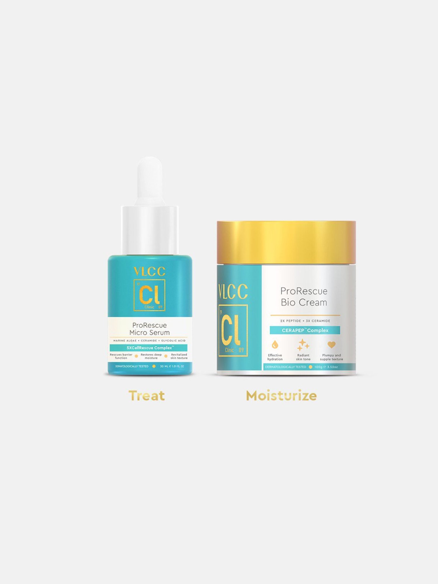 VLCC Clinic ProRescue Micro Serum & Bio Cream Combo