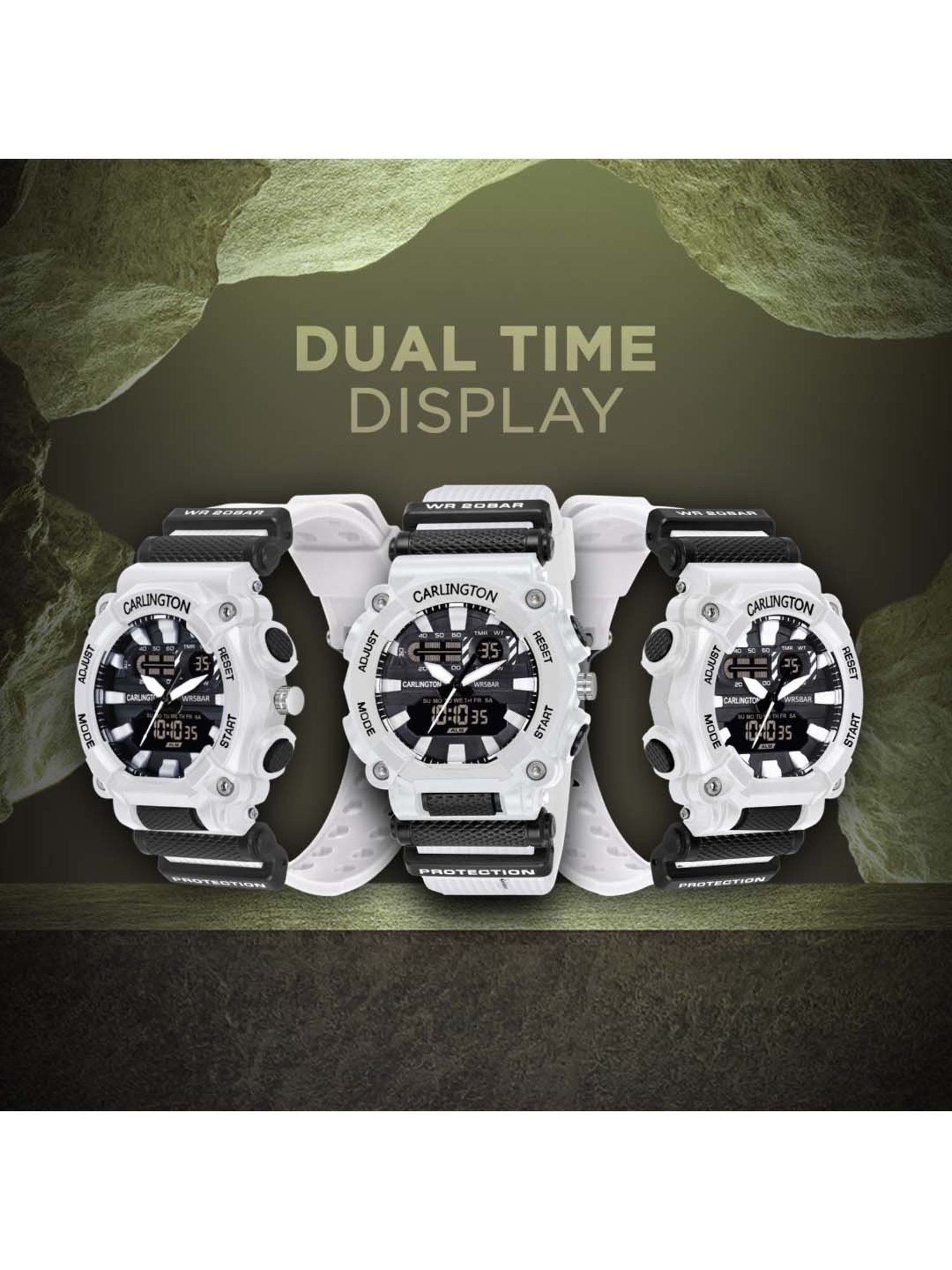 CARLINGTON Endurance 3311 Analog-Digital Watch for Men