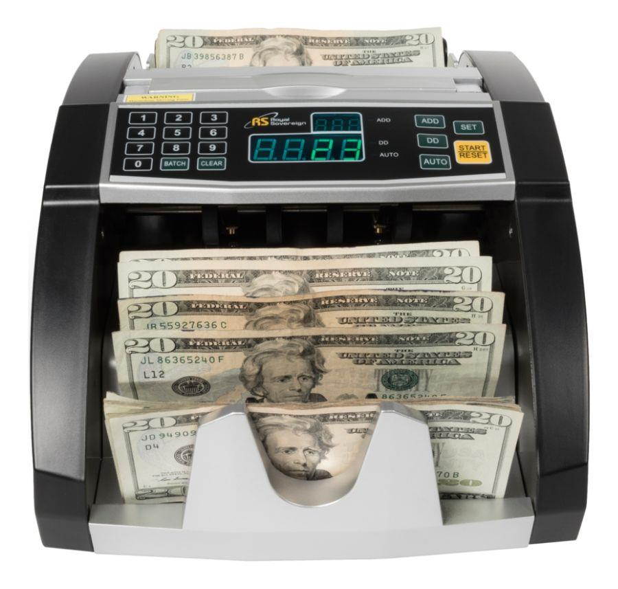 Royal Sovereign Electric Bill Counter 1000/Bills/Min 12 3/8 x 9 7/8 x 6 1/2
