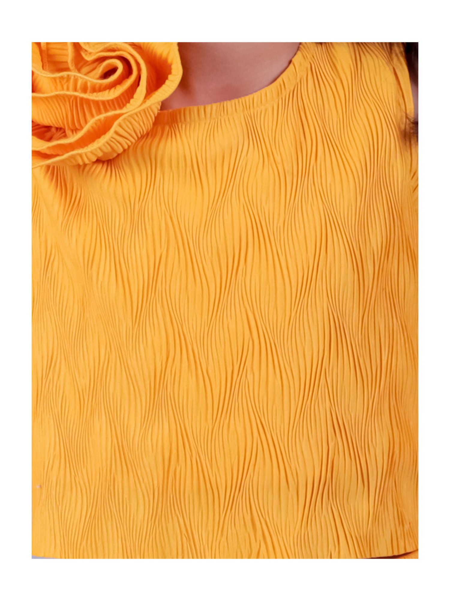 Peppermint Kids Peach Printed Top, Inner with Pants