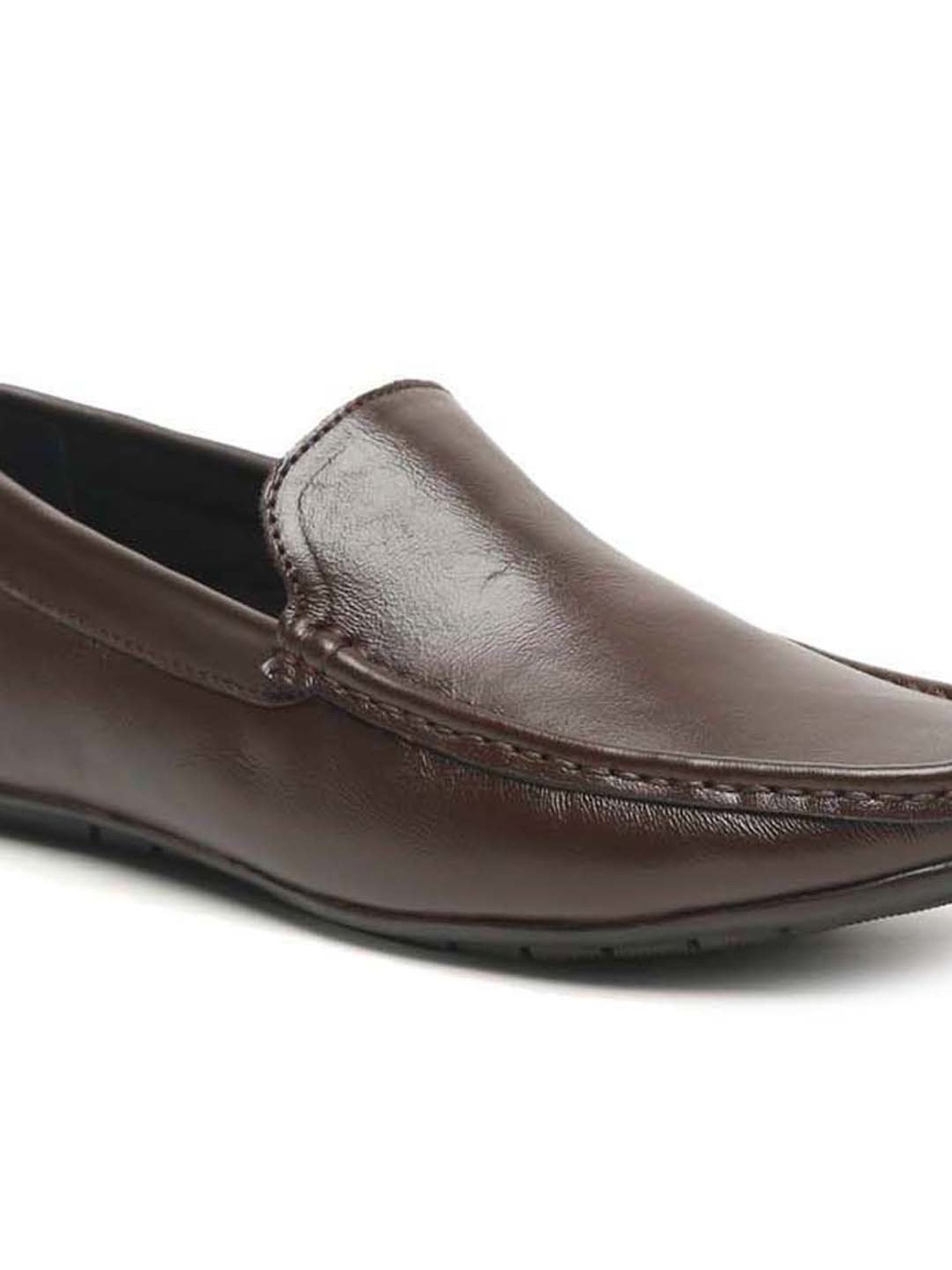 Teakwood Leathers Men's Brown Formal Loafers