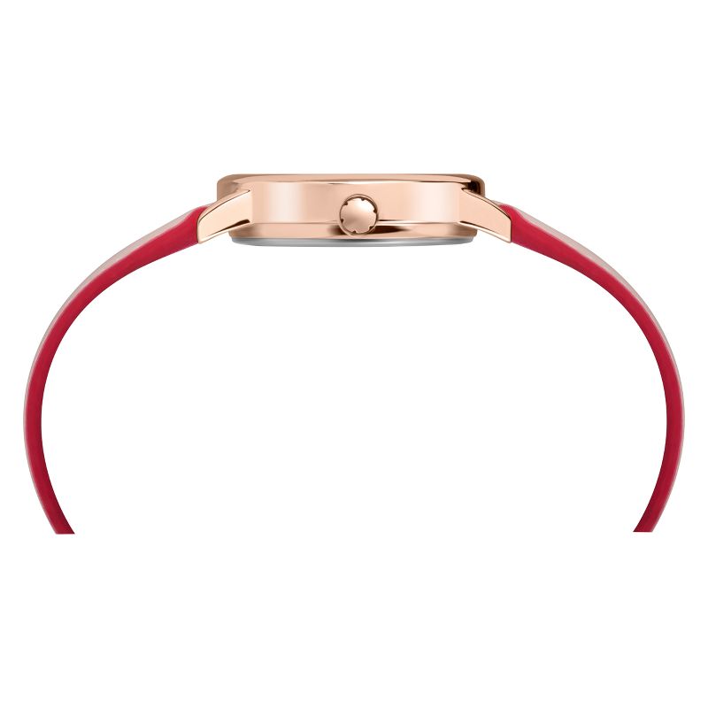 Women's Disney Alice in Wonderland Silver Alloy Watch - Red