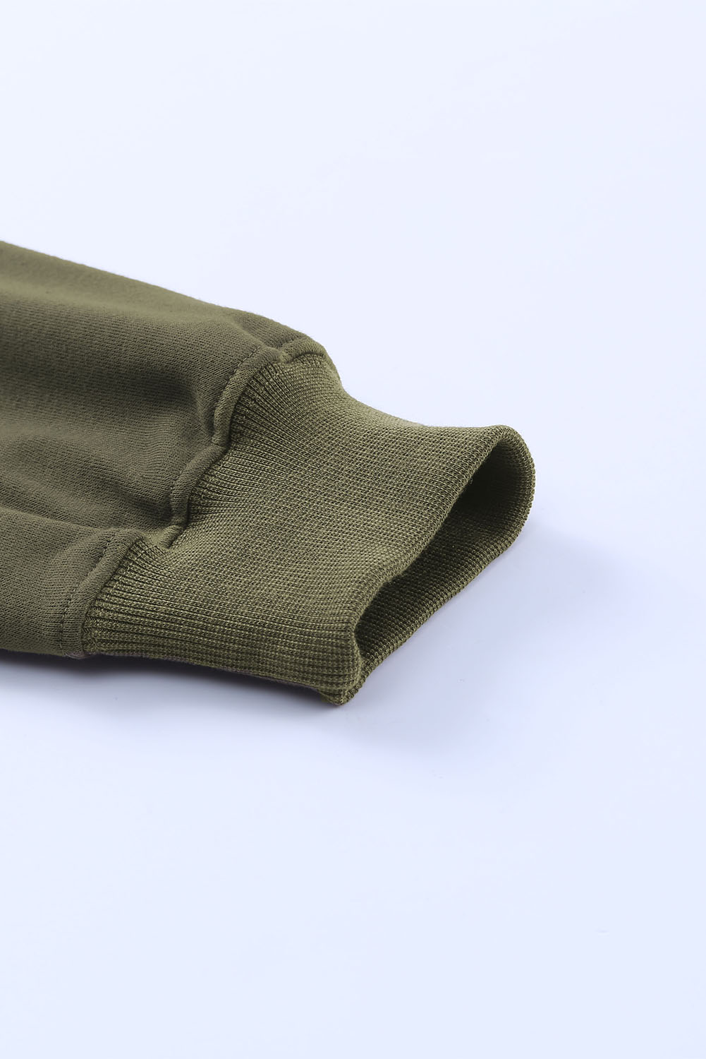 Pink Sequins Candy Cane Round Neck Sweatshirt