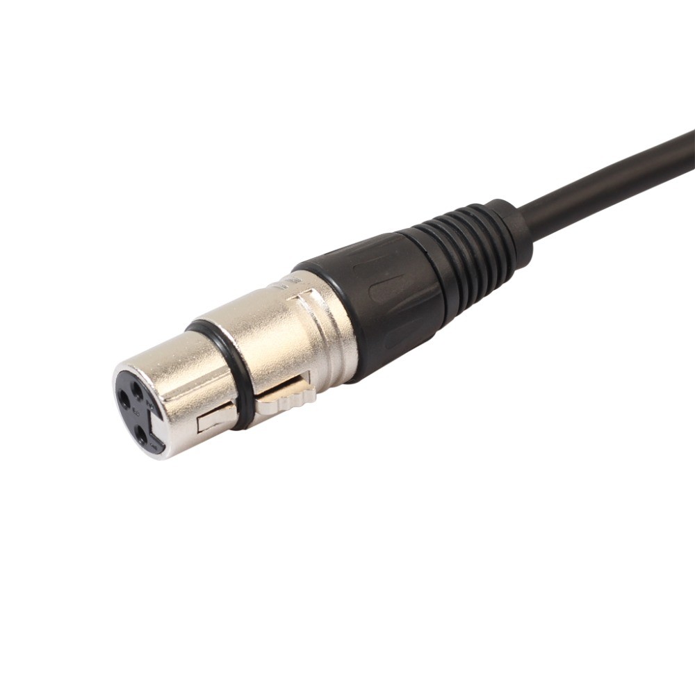 AVLGear CSM4-RAFN-30 | XLR Male to XLR Right Angle Female 30 Feet Mic Cable Blue with Blue Ring