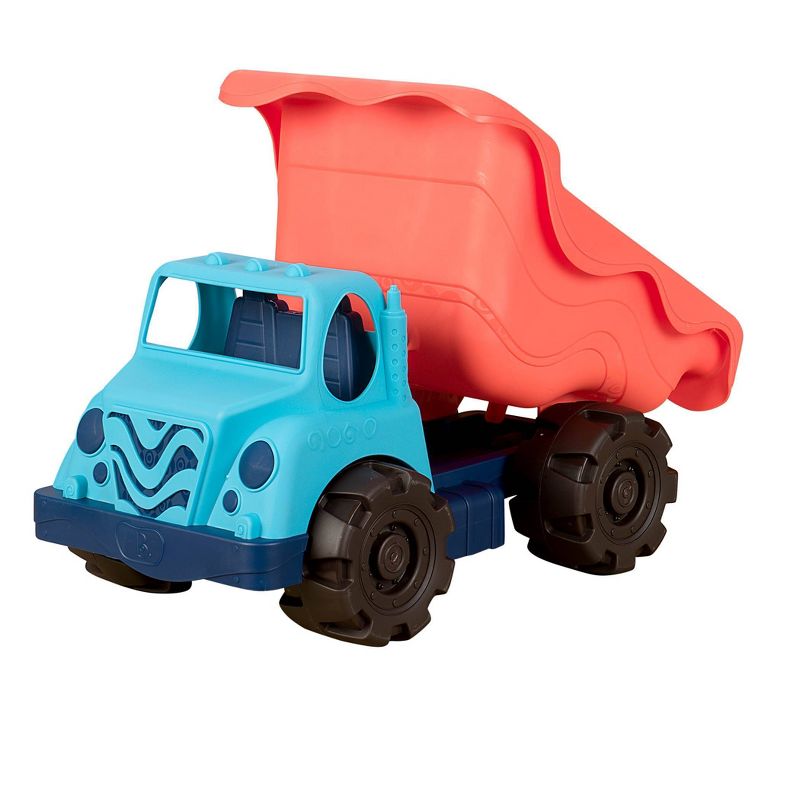 B. toys Large Toy Dump Truck - Colossal Cruiser Red/Blue