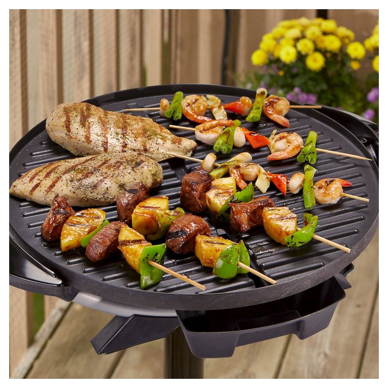 George Foreman 15 Serving Indoor/Outdoor Electric Grill - Silver GFO240S