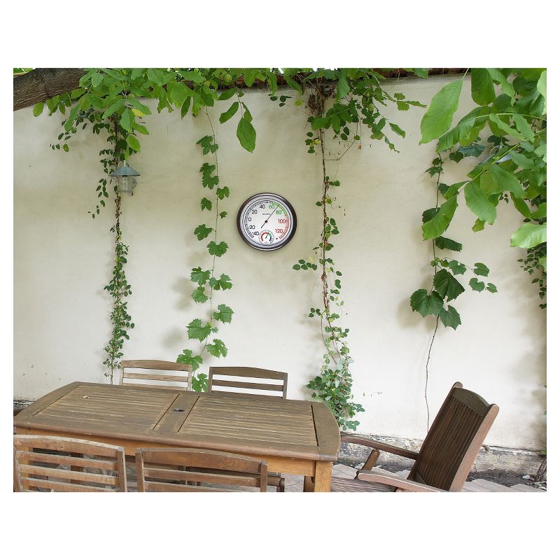 11.8" Outdoor / Indoor Thermometer with Humidity - Titanium Finish  - Acurite