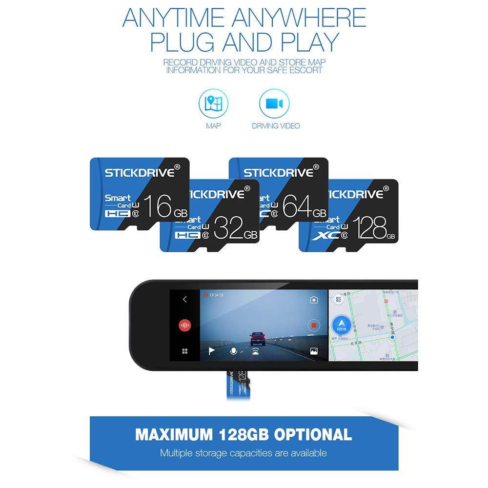 BAIYI Memory Card Micro SD Card 16/32/64/128 GB TF Card Waterproof/Shockproof for High-Speed Flash Memory of Mobile Phones