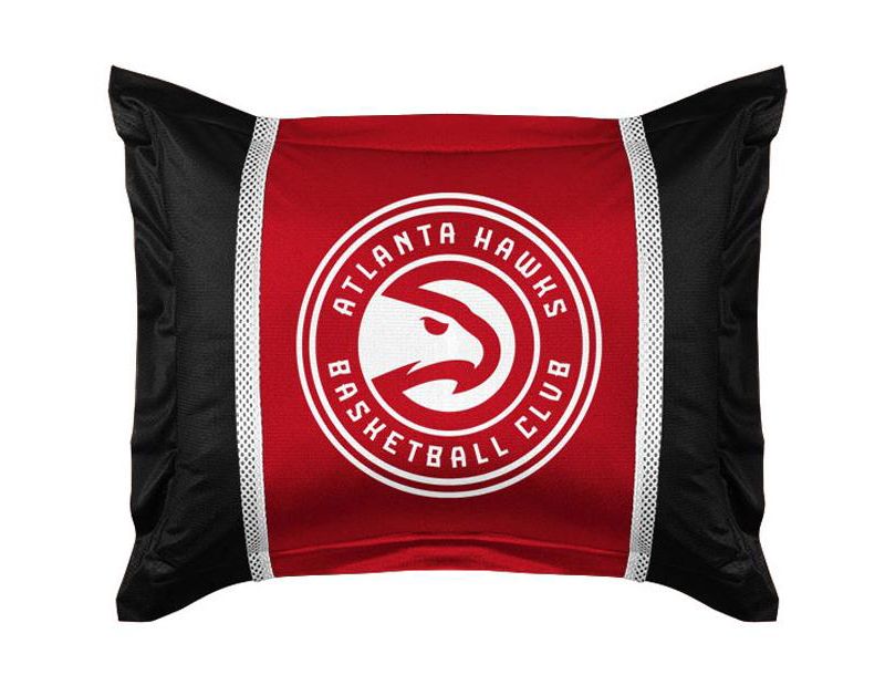 2pc NBA Pillowcase Pillow Sham Set Basketball Team Logo Bedding Pillow Covers - Atlanta Hawks..