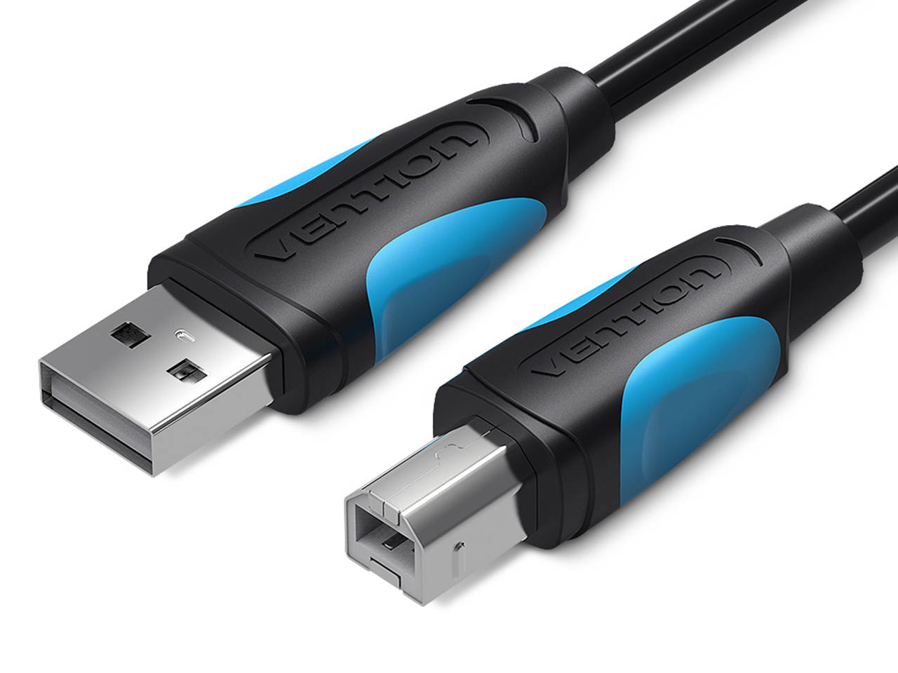 Vention Printer Cable USB 2.0 Type A Male to B Male USB Printer Scanner Cord High Speed for Canon, Dell, Epson, Xerox, HP, Canon, Lexmark, Epson, Samsung and More